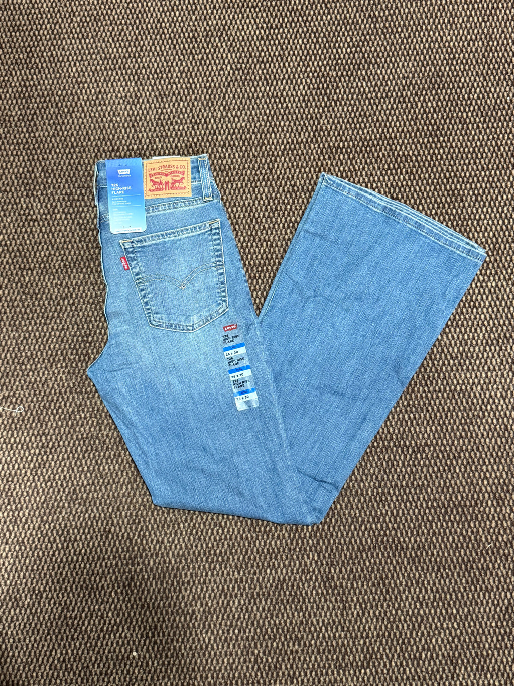 A3410-0167|Jeans High Rise Flare 726