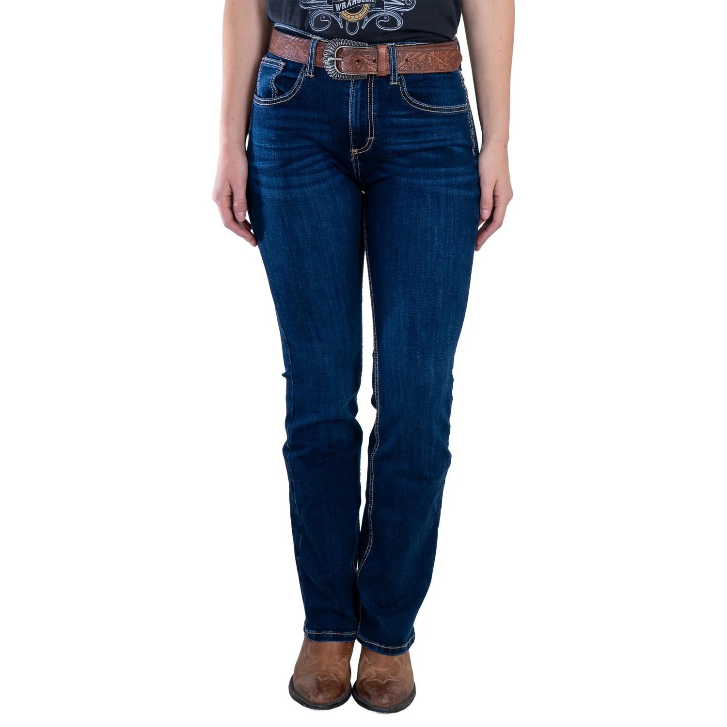 112381265|JEANS HISE RISE CORTE DE BOTA
