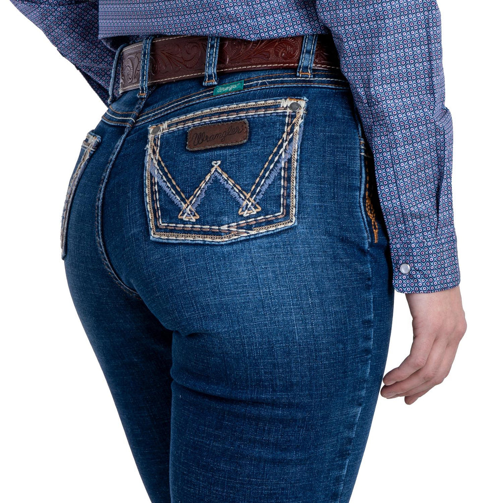 112381266|JEANS HISE RISE CORTE DE BOTA