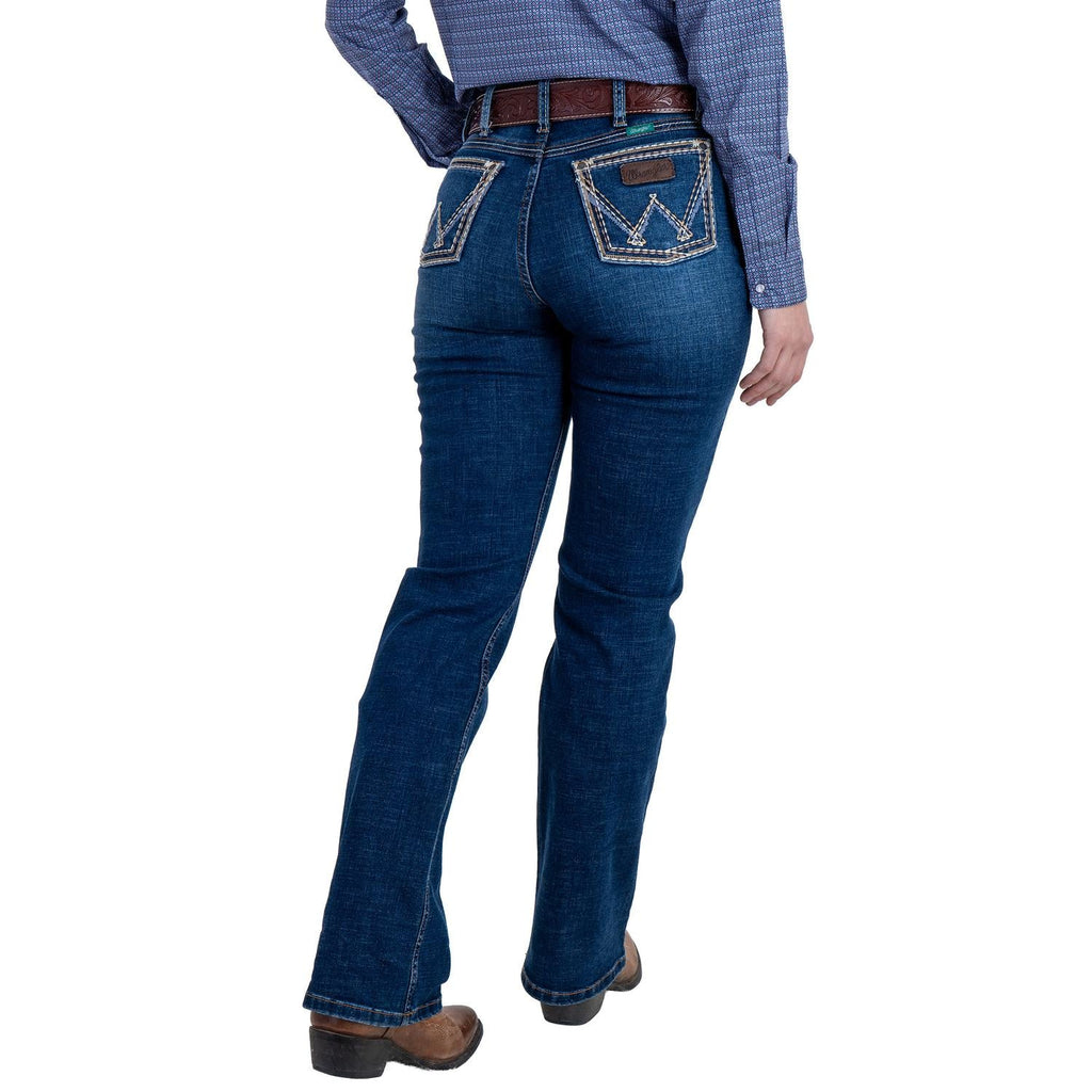 112381266|JEANS HISE RISE CORTE DE BOTA