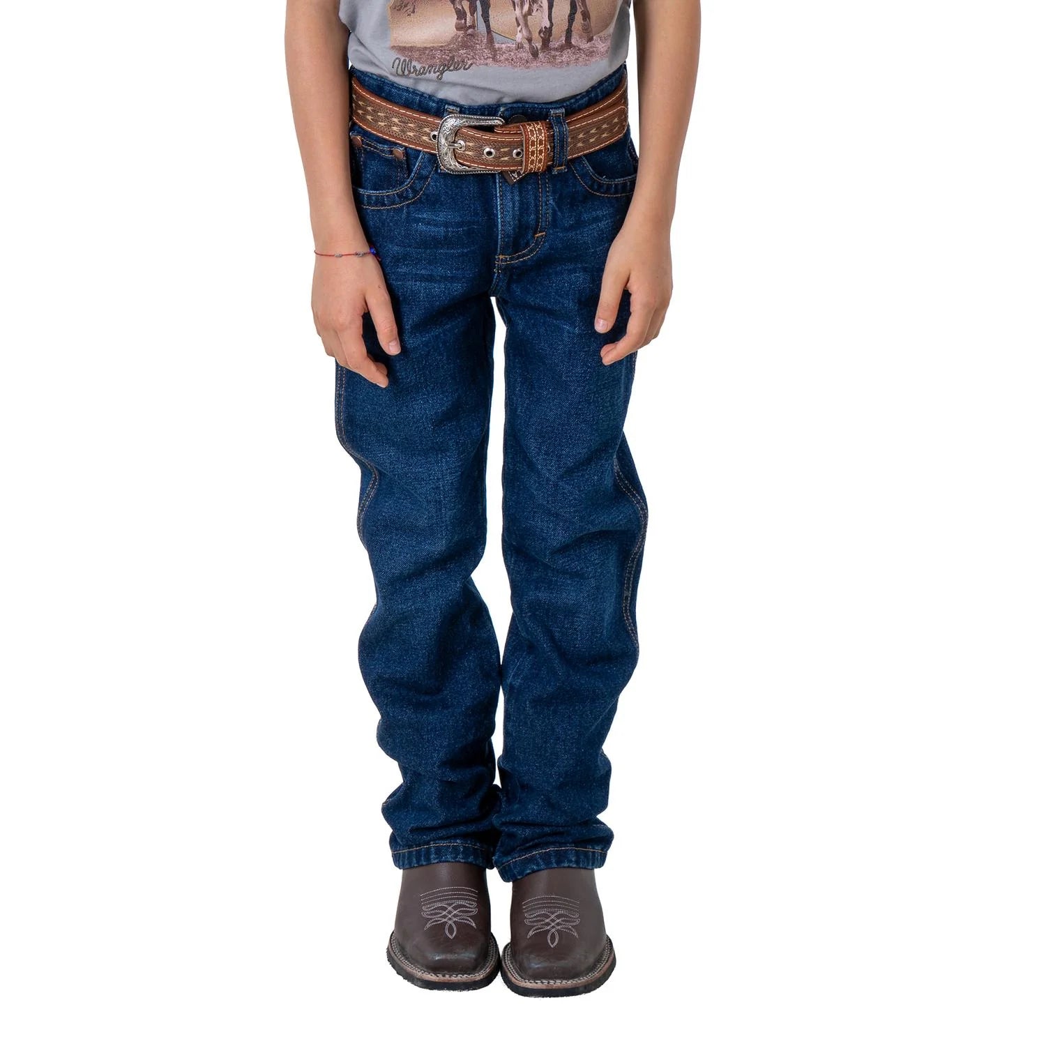 112381278|Pantalon Slim Boot Retro nino
