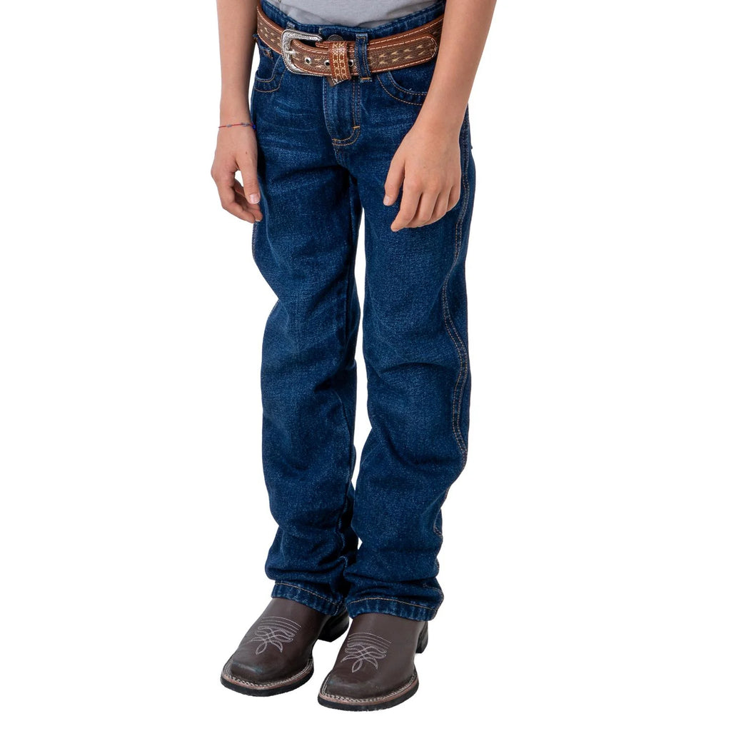 112381278|Pantalon Slim Boot Retro nino