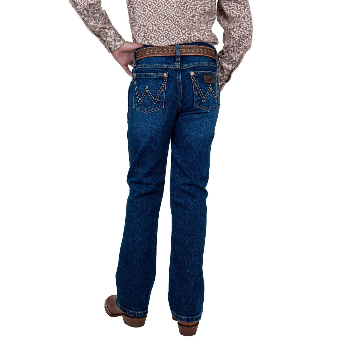 112381279| Pantalon Slim Boot Retro nino