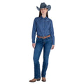112381283|JEANS HIGH RISE CORTE BOTA