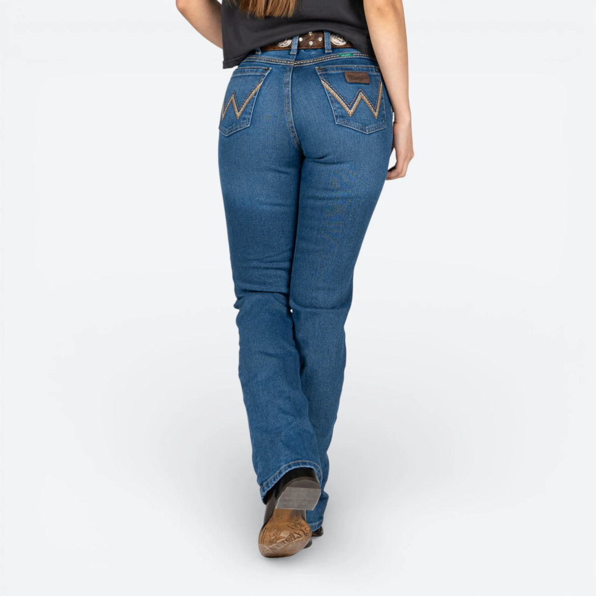 112381287|JEANS HISE RISE CORTE DE BOTA