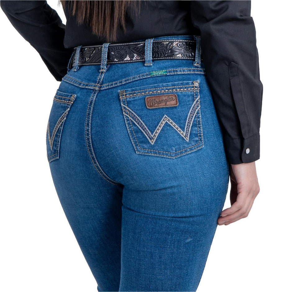 112381291|JEANS HISE RISE CORTE DE BOTA