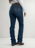 112373582|JEANS HISE RISE CORTE DE BOTA