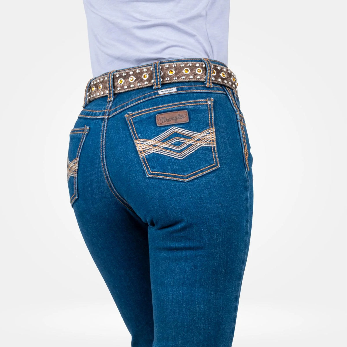 112390608|JEANS HISE RISE CORTE DE BOTA