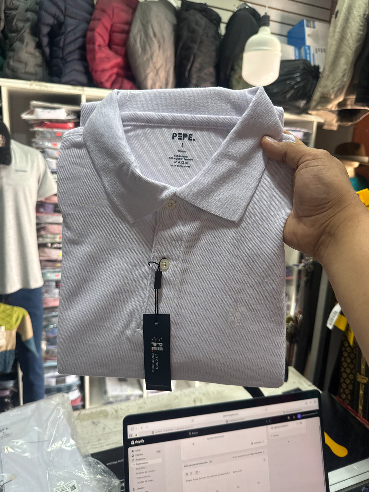POLO PEPE BLANCO