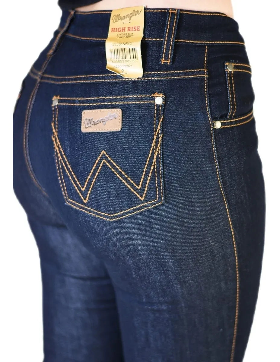 53538NB40|JEANS HISE RISE CORTE DE BOTA