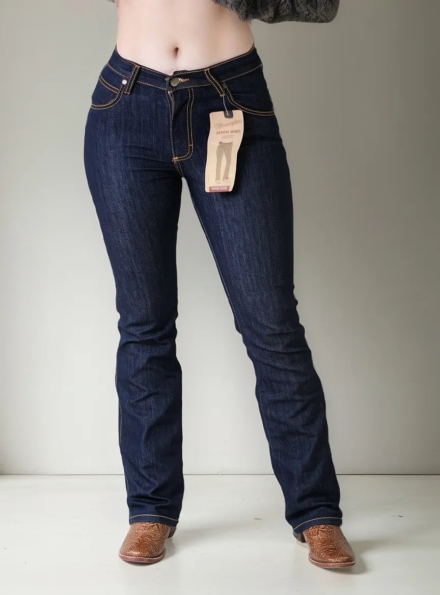 53538NB40|JEANS HISE RISE CORTE DE BOTA