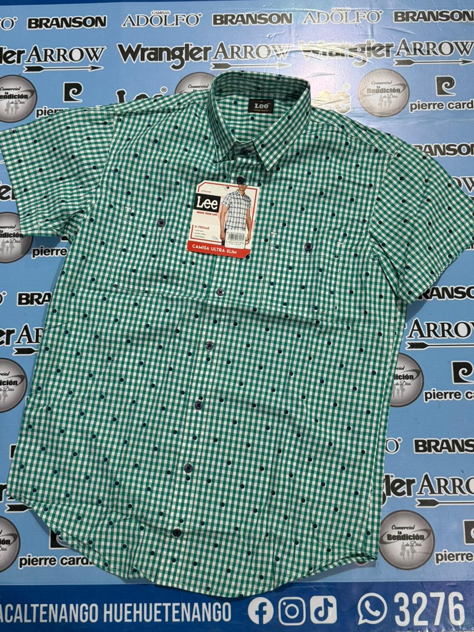 61832SR30| CAMISA M C SLIM