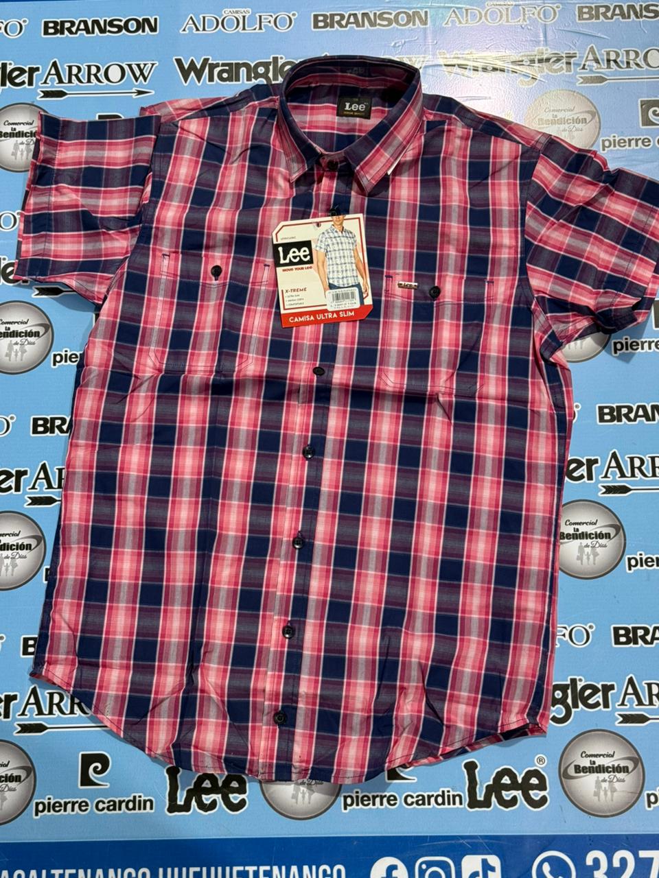 61832SR60| CAMISA M C SLIM