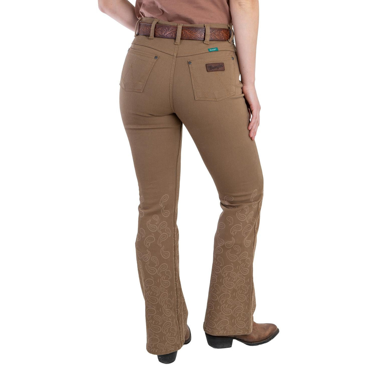112381750|JEANS HISE RISE CORTE DE BOTA