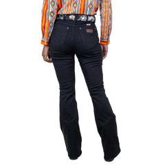 112387094|JEANS HISE RISE CORTE DE BOTA