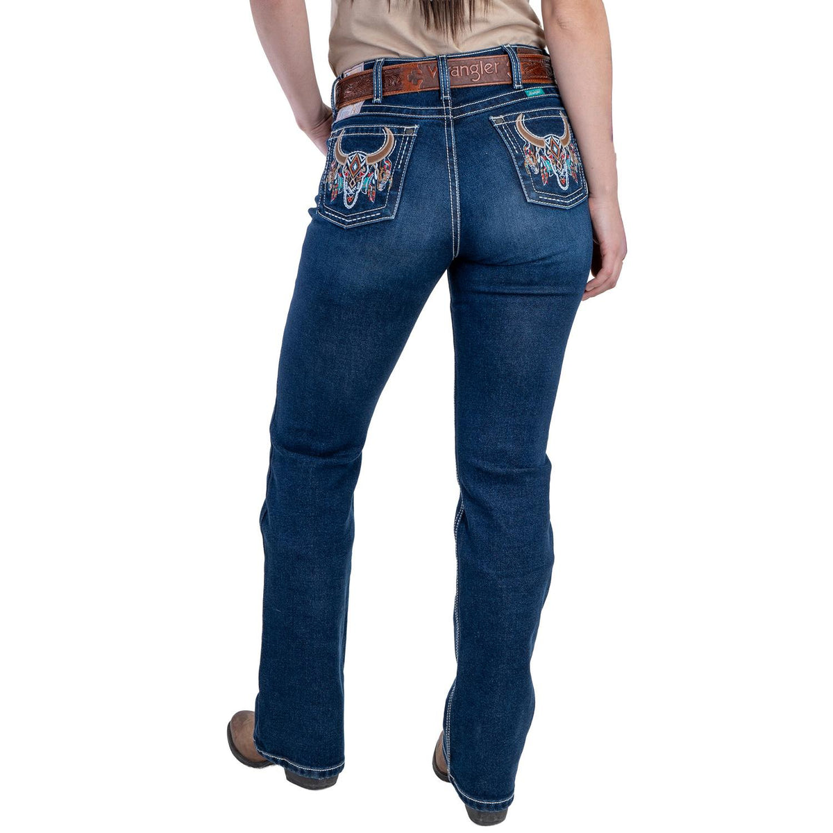 112381286|JEANS HISE RISE CORTE DE BOTA